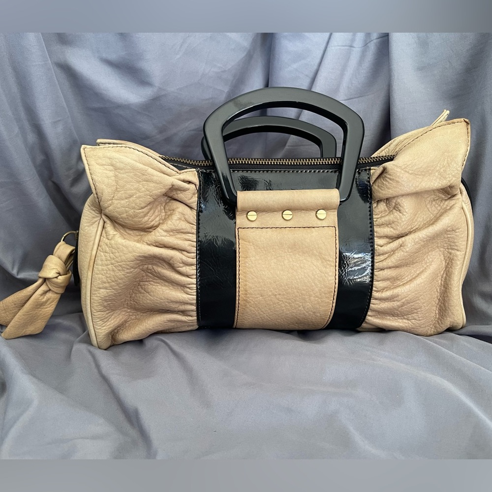 B. Makowski Soft Leather Satchel